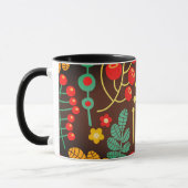 Mug “Whimsical Forest with a Golden Bird** (Gauche)