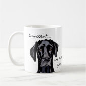 Mug Whimsical Funny noir grand Danse Innocent (Gauche)