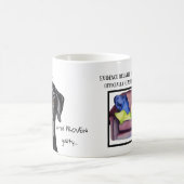 Mug Whimsical Funny noir grand Danse Innocent (Centre)