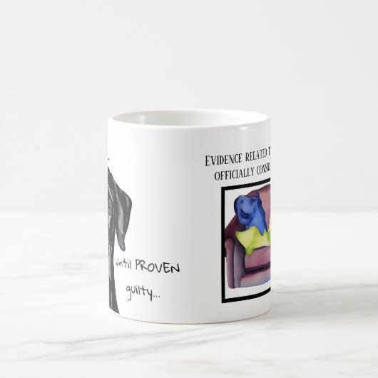 Mug Whimsical Funny noir grand Danse Innocent (Centre)