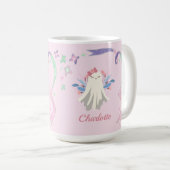 Mug Whimsical Ghost Girl Fun Pastel Halloween Party (Devant droit)