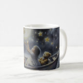 Mug Whimsical Girl Moon Dream Fantasy Scene (Devant droit)