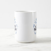Mug Whimsical Hanoukka Fun Typographie 15oz (Centre)