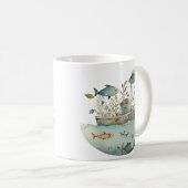 Mug Whimsical Houseboat (Devant droit)