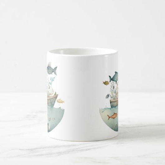 Mug Whimsical Houseboat (Centre)