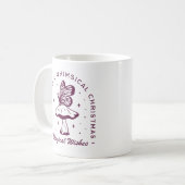 Mug Whimsical magique Noël violet sorcier (Devant gauche)