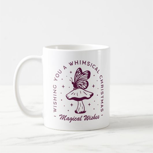 Mug Whimsical magique Noël violet sorcier (Gauche)