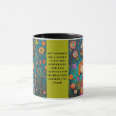 Mug Whimsical Motherhood avec une citation inspira (Centre)