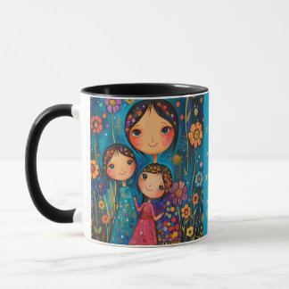Mug Whimsical Motherhood avec une citation inspira