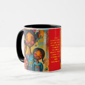 Mug Whimsical Motherhood avec une citation inspira (Devant gauche)