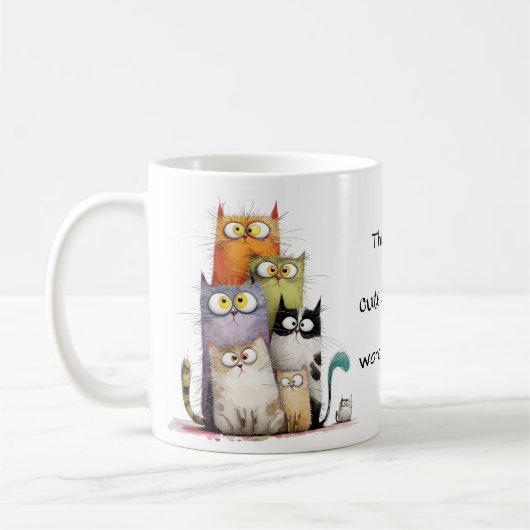 Mug Whimsical My Cute Cat Vidéos de regarder (Gauche)