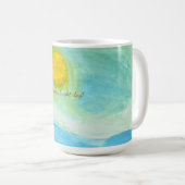Mug Whimsical Naive Art Sun Landscape (Devant droit)