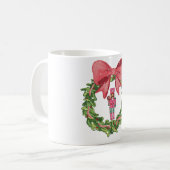 Mug Whimsical Nutcracker Christmas Wreath (Devant gauche)