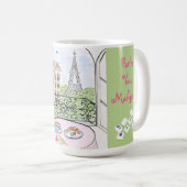 Mug Whimsical Paris and Eiffel Tower MAHJONG (Devant droit)