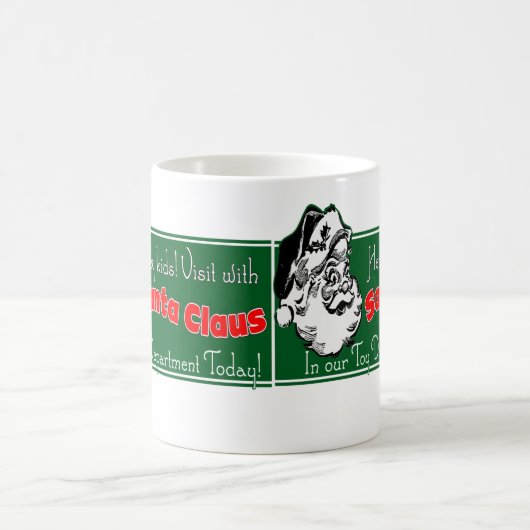 Mug Whimsical Père Noël Workshop Noël (Centre)