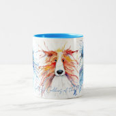 Mug Whimsical Scottish Collies (Centre)
