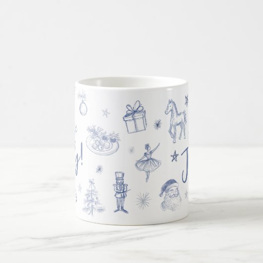 Mug Whimsical Scribble Obtenons Jolly Noël (Centre)