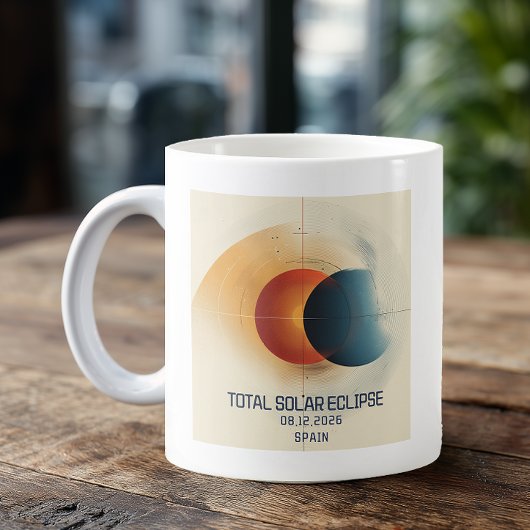 Mug Whimsical Sun Moon Solar Eclipse