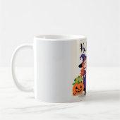 Mug Whimsical Witch Art pour les célébrations Éffrayan (Gauche)