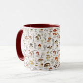 Mug Whimsical Woodland Champhrooms Motif (Devant gauche)