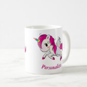 Mug Whimsicle Flying Unicorn Pegasus Rainbow Horn (Devant droit)
