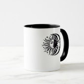 Mug Whimsigoth Aquarelle Sun Moon Witchy Classic (Devant droit)