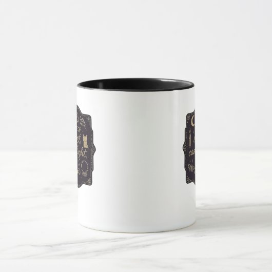 Mug Whimsigoth Imaginaire Forêts mystiques, lunes et m (Centre)