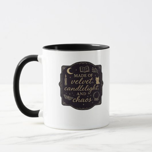 Mug Whimsigoth Imaginaire Forêts mystiques, lunes et m (Gauche)