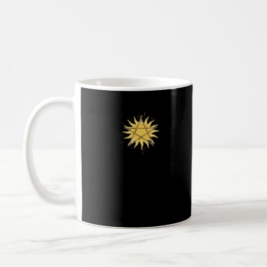 Mug Whimsigoth Pentagram Sun Classic (Gauche)