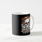Mug Whimsigoth Skuls & Champignons Ae botanique Vintag (Devant droit)