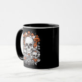 Mug Whimsigoth Skuls & Champignons Ae botanique Vintag (Devant gauche)