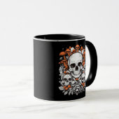 Mug Whimsigoth Skuls & Champignons Ae botanique Vintag (Devant droit)