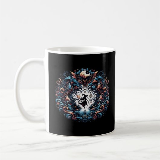 Mug Whimsigoth sorcière dans un classique (Gauche)