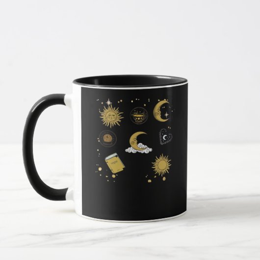 Mug Whimsigoth Sun Moon Witchy Classic (Gauche)