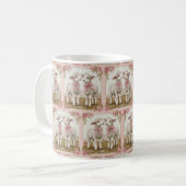 Mug Whimsy en laine : Les 🌷 d'agneau de Pâques 🐇 (Devant gauche)