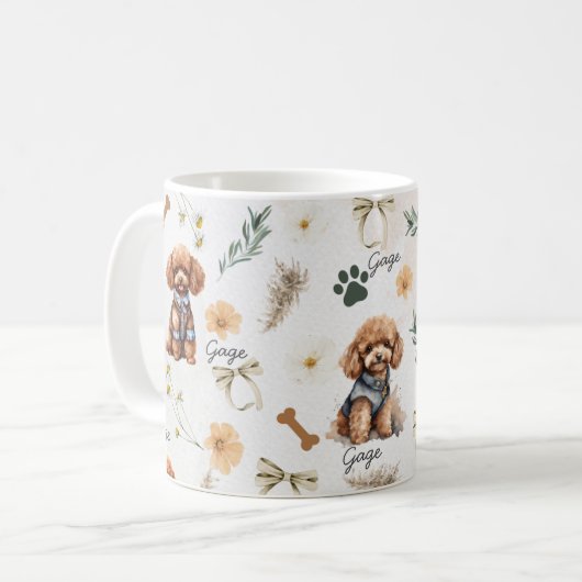 Mug Whimsy Poodle Pizzazz (Devant gauche)