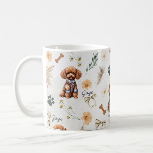 Mug Whimsy Poodle Pizzazz (Gauche)