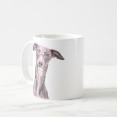 Mug Whippet Chien Nom d'entreprise Animal Cute (Devant gauche)