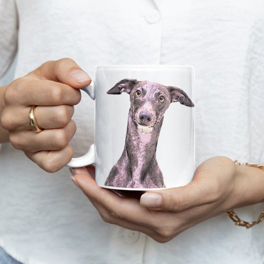 Mug Whippet Chien Nom d'entreprise Animal Cute