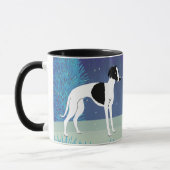 Mug Whippet d'hiver  (Gauche)