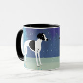 Mug Whippet d'hiver  (Devant gauche)