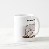 Mug Whippet en cours d'exécution (Devant droit)