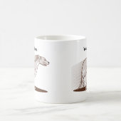 Mug Whippet en cours d'exécution (Centre)
