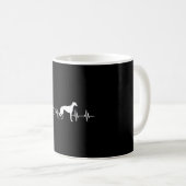 Mug Whippets Heartbeat (Devant droit)
