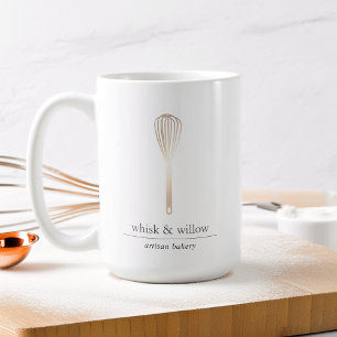 Mug Whisk d'or Porte-stylo de boulangerie