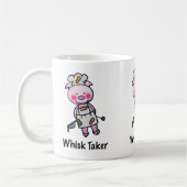 Mug Whisk Taker Pig - Drôle Chef Design (Gauche)