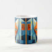 Mug Whiskers Abstraits : Chat orange (Centre)