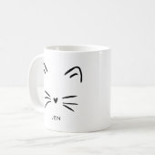 Mug Whiskers Chat Cute (Devant gauche)