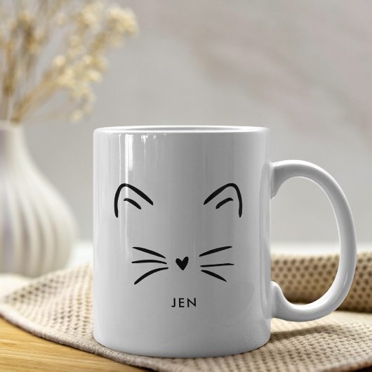Mug Whiskers Chat Cute