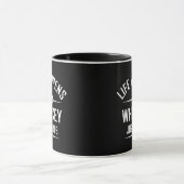Mug Whiskey aide les citations amusantes boire des par (Centre)